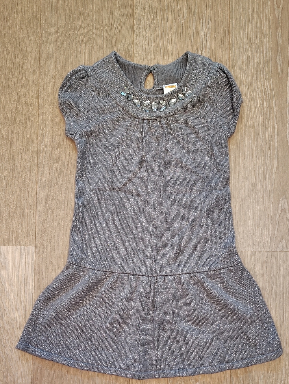 Gymboree Silver Sparkle Knit Top